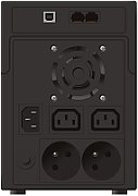 UPS PowerWalker VI 2200 SH FR, 2200VA, 1200 W, cu management, line-interactive, 2x Schuko, 2x C13, 1x C14, 1x RJ45, 1x USB, 12.0V/9.0Ah Tower, Negru