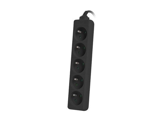 LANBERG PS0-05E-0150-BK Lanberg 1.5M Black 5X 230V Lanter EXTENSION PL. CABLE FROM FULL COPPER
