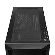 CARCASA Chieftec  APEX Q , middle tower, office, fara sursa, 11xfan, 3x fan incluse, PSU shroud, USB 3.1 gen 1 x 2, USB-C 3.2 gen 2 x 1, audio, mic, 7 sloturi expansiune, negru,  GA-01B-Q-OP  (timbru verde 0.24lei)