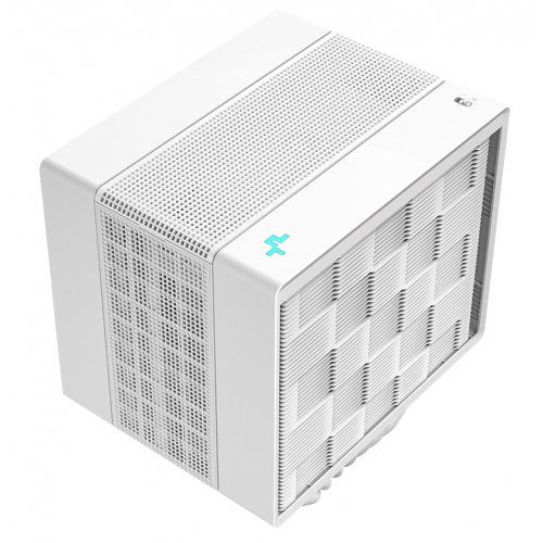 COOLER DeepCool  ASSASSIN 4S WH ,racire aer, 6 mm7 pcs heatpipe, skt. Intel LGA 1700/1200/115x/2066/2011-v3/2011 AMD AM5/AM4, fan 140mm, 500-1800 rpm, conectare 4-pin PWM, LED ,  R-ASN4S-WHGPMN-G  (timbru verde 2 lei)