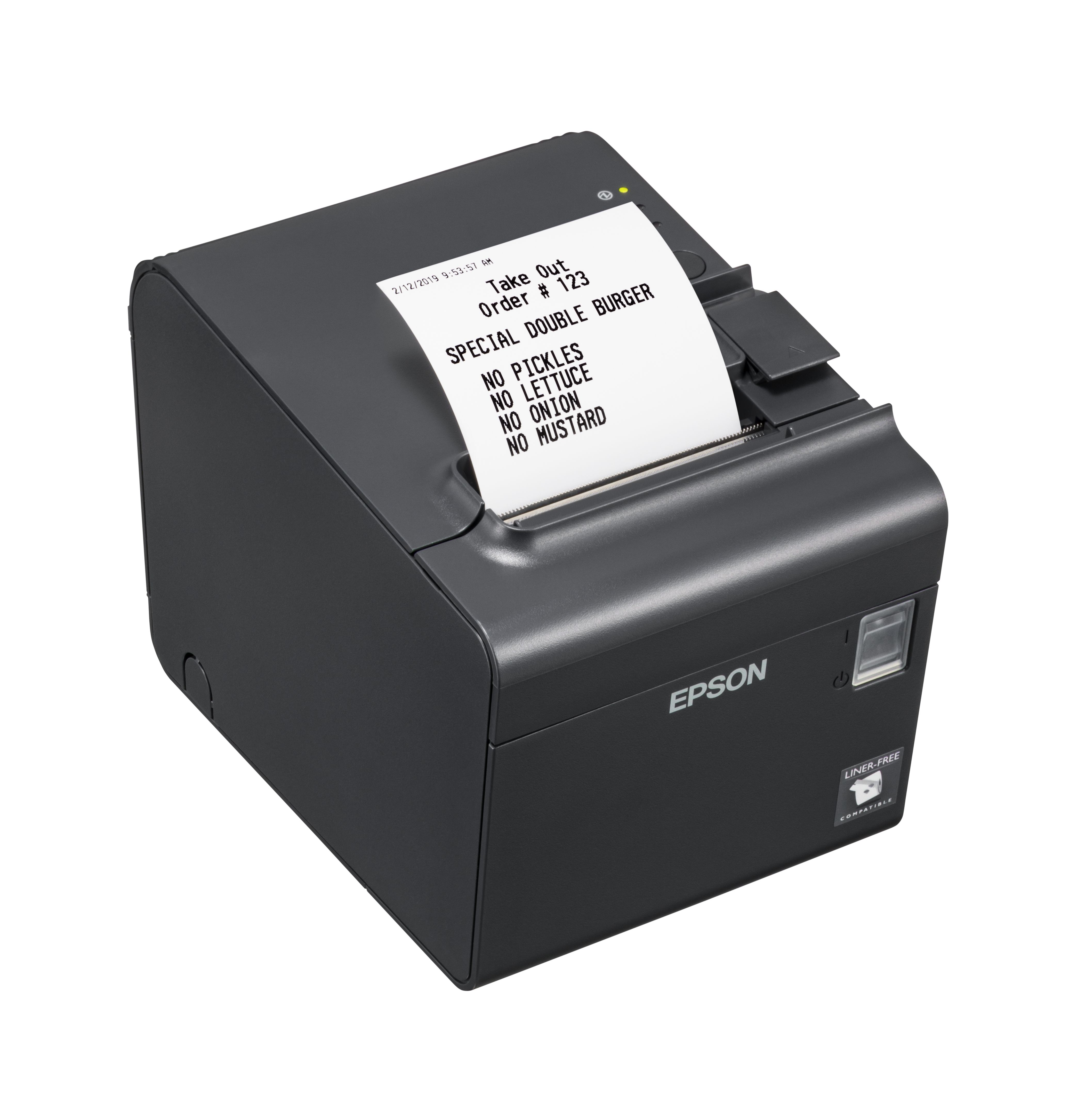 TM-L90LF (682) BLK USB TYPE B/DRAWER PARTIAL CUT PS-180