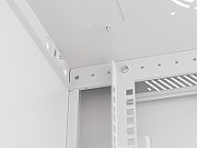 LANBERG WF01-6422-10S Lanberg wall-mounted rack 19 demounted flat pack 22U/600x450mm gray