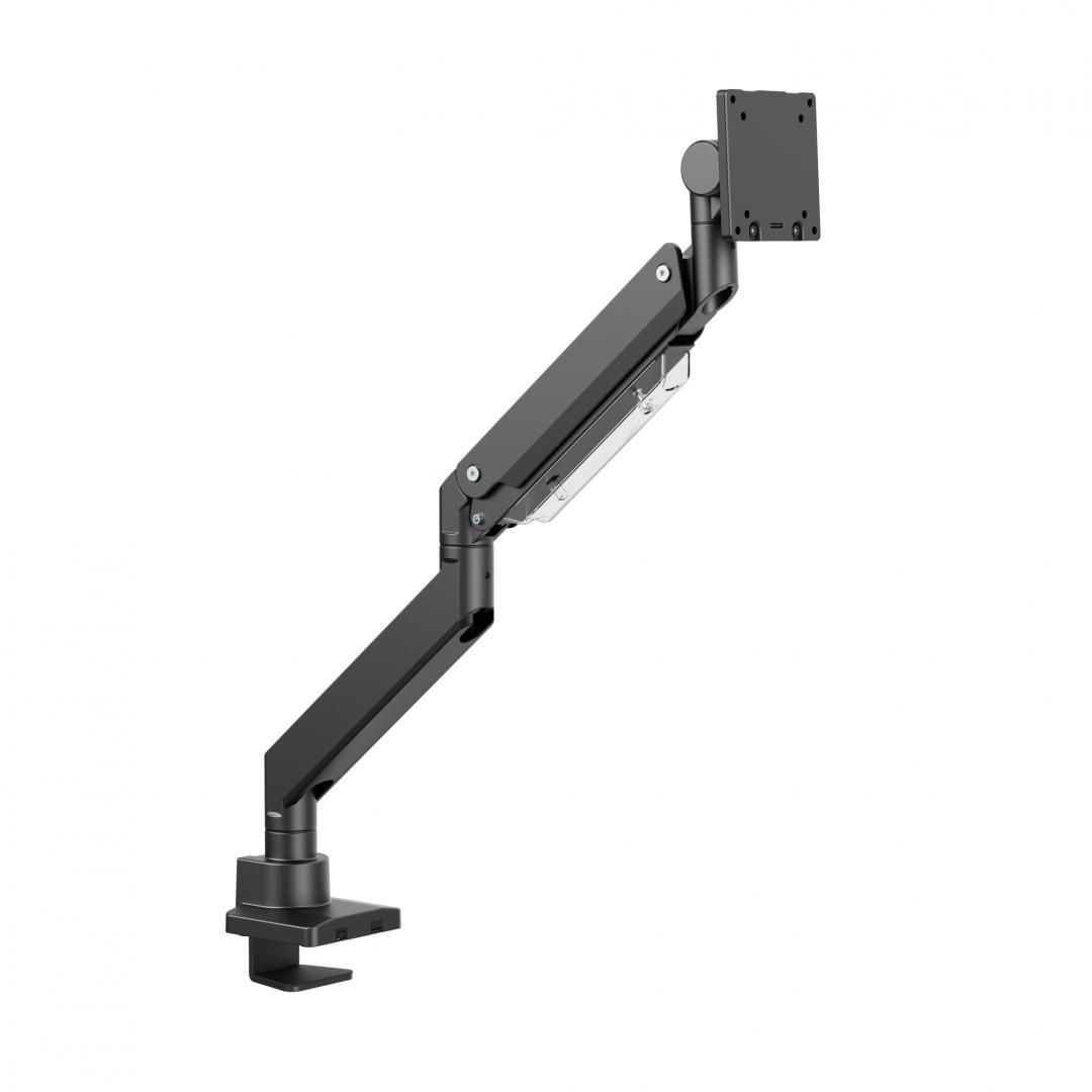 Suport monitor Serioux MM80-C012, compatibilitate  dimensiune ecran 17 -57 , greutate maximă suportata: (per ecran): 2~27 kg, greutate maximă suportata pentru ecran curbat (per ecran): 1 ~ 22 kg,  VESA: 75x75, 100x100, 100x200, 200x100, 200x200, inclinare: +60°~-20°, pivotare: +90°~-90°, rotația