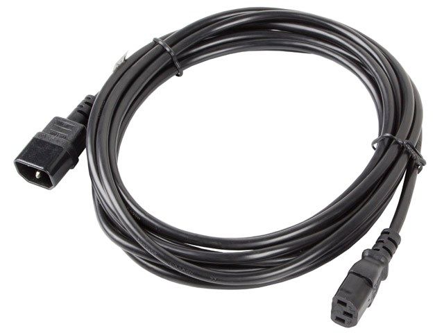 LANBERG CA-C13E-11CC-0050-BK Lanberg extension power cable C13-> C14 5m VDE