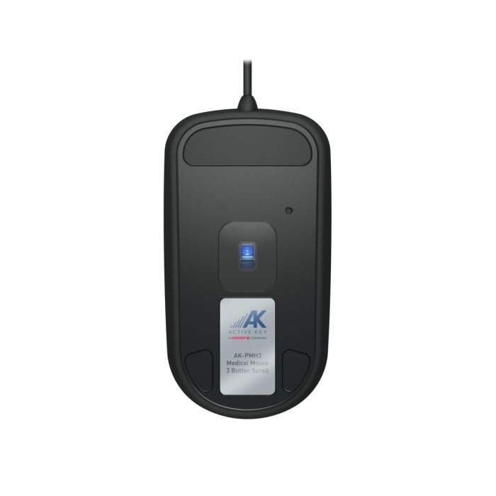 CHERRY Mouse AK-PMH3 Medical 3-Button Scroll corded sealed black IP68 kabelgebunden, 3-Button-Scroll-Steuerung, IP68
