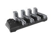 ET4X Four Slot Charge Only Cradle for 8  ET40, ET45 Accommodates 8in tablet,  Exoskeleton, Payment Terminals, Expansion Backs