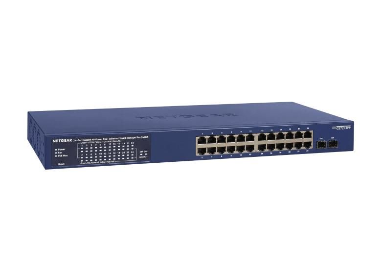 Switch NetGear GS724TPP-300EUS, 24 porturi 10 / 100 / 1000 MBs