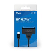 SAVIO AK-69 Adapter USB-C 3.1 Gen 1 (M) - SATA (F) for 2.5  drives