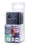 Gembird WNP-RP300-03-BK bridge/repeater Network repeater 300 Mbit/s Black
