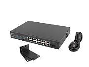 Switch Lanberg RSFE-16P-2C-250, 16 porturi 10/100 Mbps