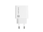 NATEC NETWORK CHARGER RIBERA USB-A+USB-C 20W PD