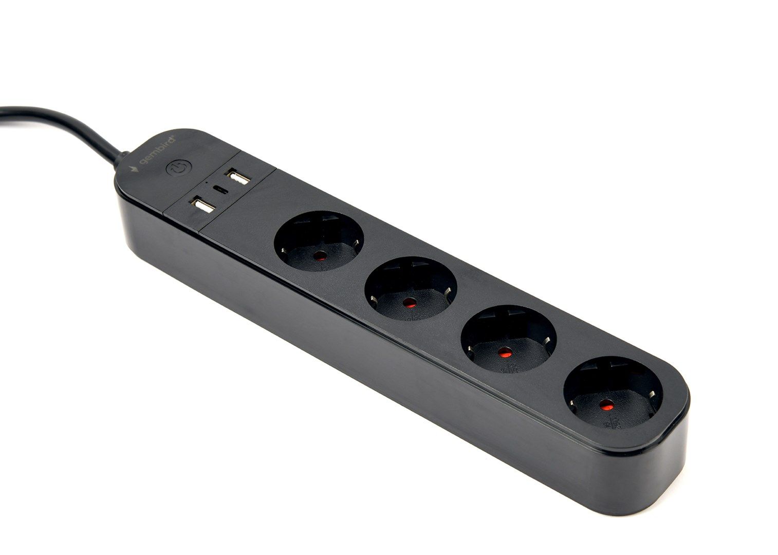 Gembird Smart power strip with USB cha