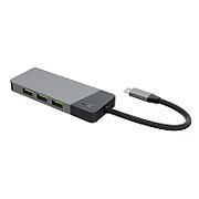 GREEN CELL HUB USB-C ADAPTER GC CONNECT 7W1 (3XUSB 3.1  HDMI 4K 60HZ  USB-C PD 85W  MICROSD/SD)