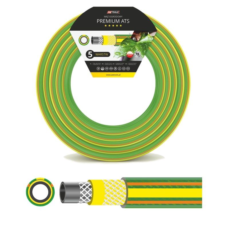 AWTOOLS GARDEN HOSE PREMIUM ATS 1/2  50m