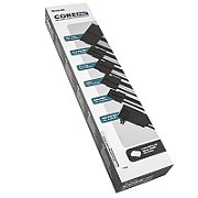 Kolink Core Pro Braided Cable Extension Kit 12V-2x6 Type 1 - Jet Black/Racing Red