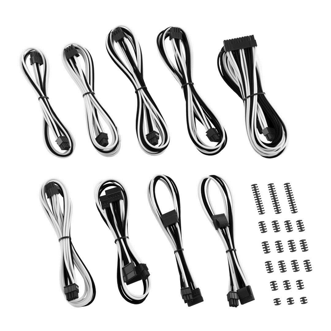CableMod Classic ModMesh C-Series Cable Kit Corsair AXi  HXi & RM - black/white