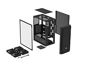 CASE  FURY SHOBO SH4F MIDI TOWER WITH WINDOW BLACK