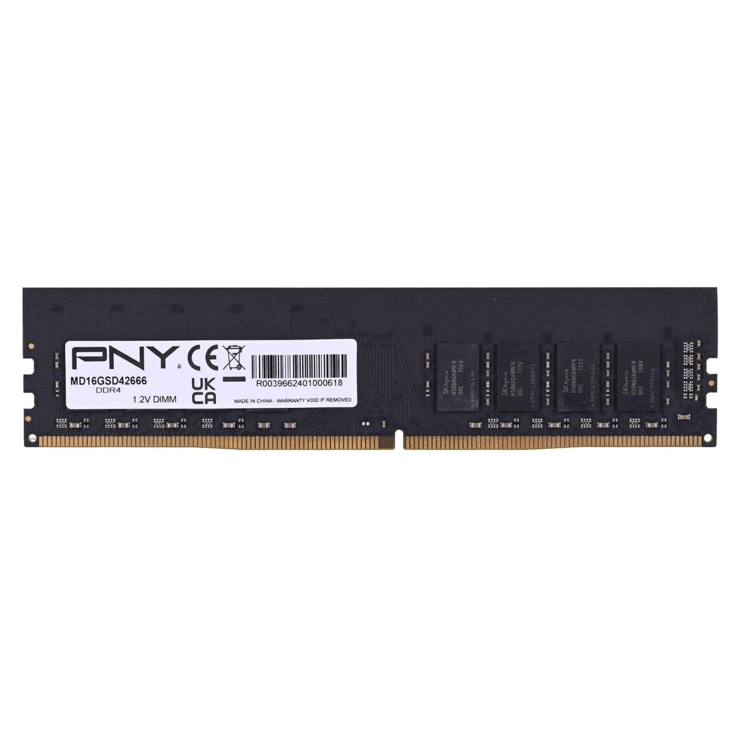 Memorie PNY Performance 8 GB DDR4 3200 MHz CL22, Negru