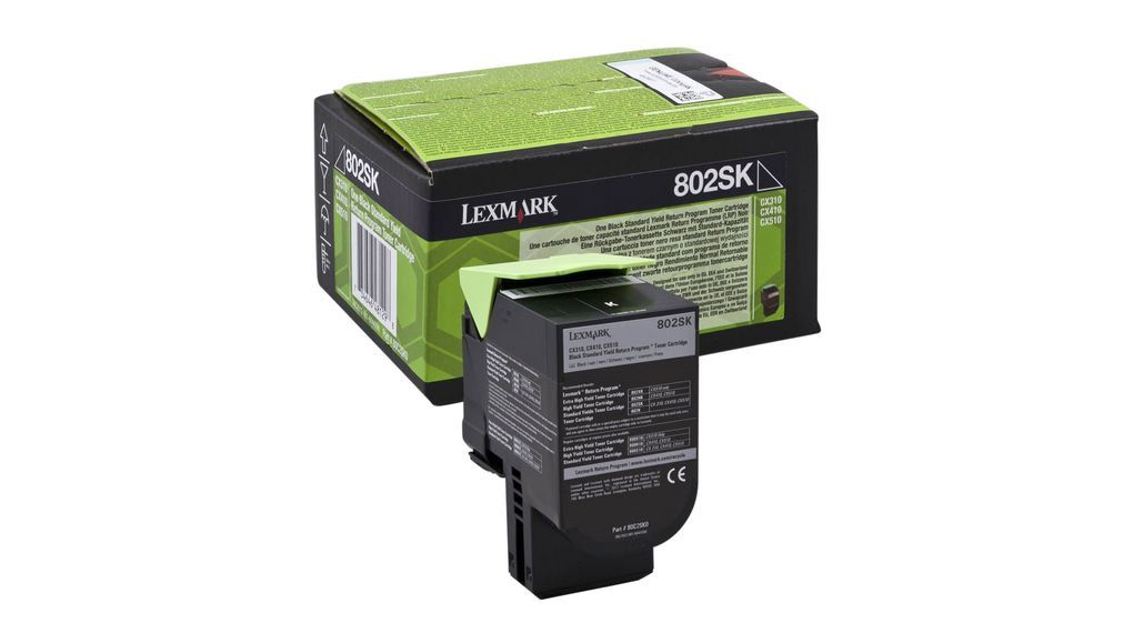 Cartus toner Lexmark 80C2SK0 ,Negru ,2500 pagini ,Original (80C2SK0)