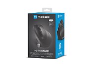NATEC VERTICAL MOUSE CRAKE 2 WIRELESS BLACK