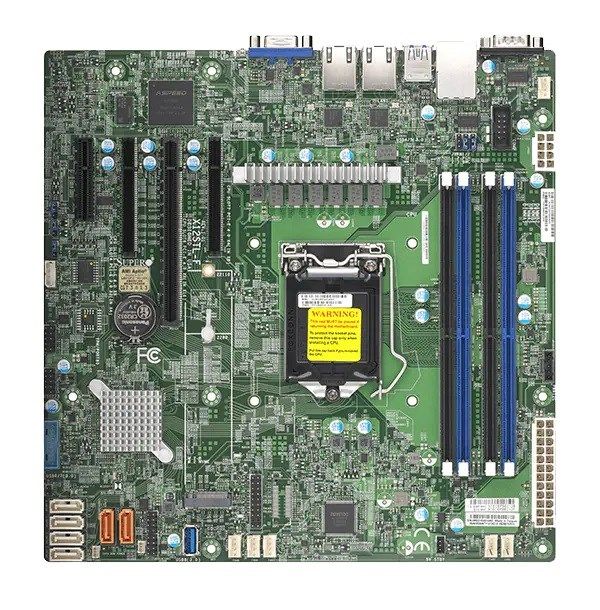 Motherboard SUPERMICRO X12STL-F Intel Xeon E-2300 C252 LGA-1200 (Socket H5) micro ATX (MBD-X12STL-F-B) Bulk