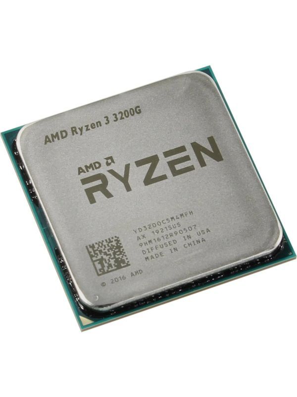 Procesor AMD Ryzen 3 3200G, 4C, 3.60 - 4.00 GHz, 6 MB cache, 65 W, Tray