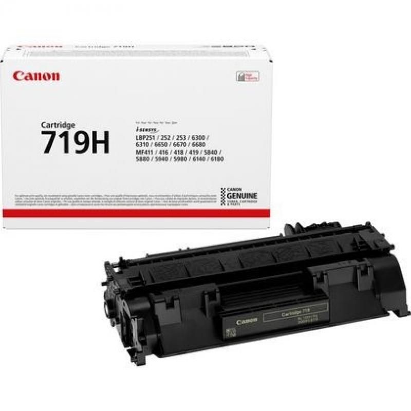 Cartus toner Canon CANON CRG-719H 3480B012 ,Negru ,6 400 pagini ,Original (CRG719H)
