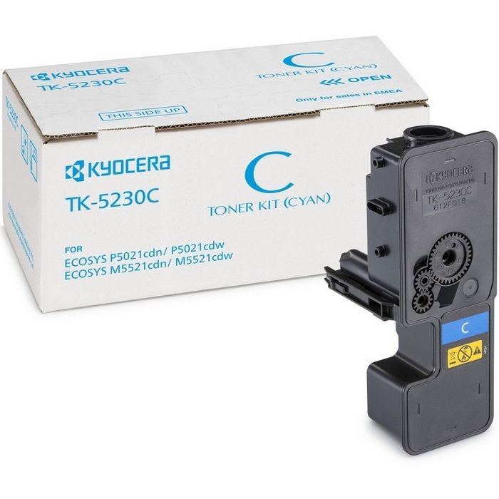 Cartus toner Kyocera KYOCERA TK-5230C 1T02R9CNL0 ,Albastru ,2 200 pagini ,Original (TK-5230c)