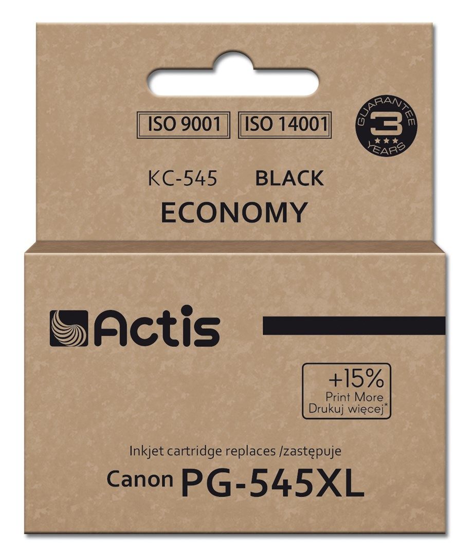 Cartus cerneala Actis KC-545 ,Negru ,15 ml (compatibil cu Canon KC-545)
