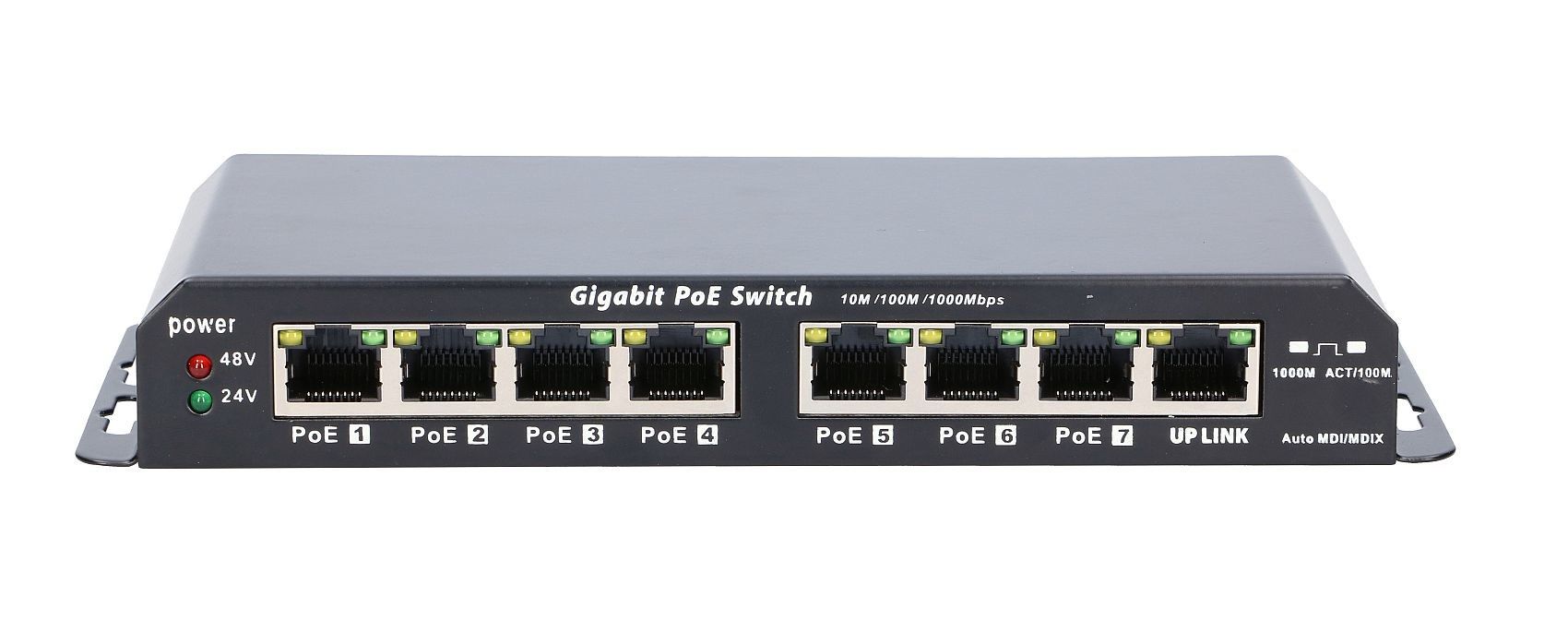 Switch Extralink EX.1025, 8 porturi 10/100/1000 Mbps