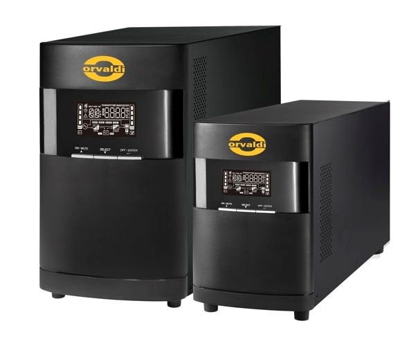UPS Orvaldi VOTLT3K, 3000 VA, 2100 W, line-interactive, 8x C13, LCD, Tower, Negru