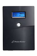UPS PowerWalker VI 3000 SCL FR, 3000 VA, 1800 W, cu management, line-interactive, 4x Schuko, 1x RJ45, 12V 9Ah Tower, Negru