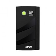UPS Ever Duo 850 AVR USB, 850 VA, 550 W, cu management, line-interactive, 6x C13, 1x USB, 12V/5Ah Tower, Negru