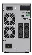 UPS PowerWalker VFI 2000 ICT IOT PF1, 2000 VA, 2000 W, on-line double-conversion, 8x C13, 1x USB, 12 V / 7Ah LCD, Tower, Negru