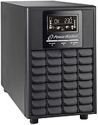 UPS PowerWalker VFI 1000 CG PF1, 1000 VA, 1000 W, cu management, on-line double-conversion, 4x C13, 1x C14, 1x RJ45, 12V 7Ah LCD, Tower, Negru