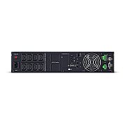 UPS Cyber Power OLS1500ERT2UA, 1.5 kVA, 1350 W, on-line double-conversion, 8x C13, 1x C14, 2x RJ45, 1x USB, 48 V LCD, Tower/Rack 2U, Negru