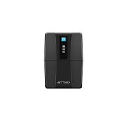 UPS Armac HL/650E/LED/V2, 650 VA, 390 W, line-interactive, 12V 7Ah LED, Tower, Negru