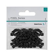 Accesoriu decorativ pt. carcasa DeepCool  PIXEL BK , silicon, 5.4x5.4x4mm, pachet 100 buc, negru,  R-PIXEL-BK100-G-1  6933412796695