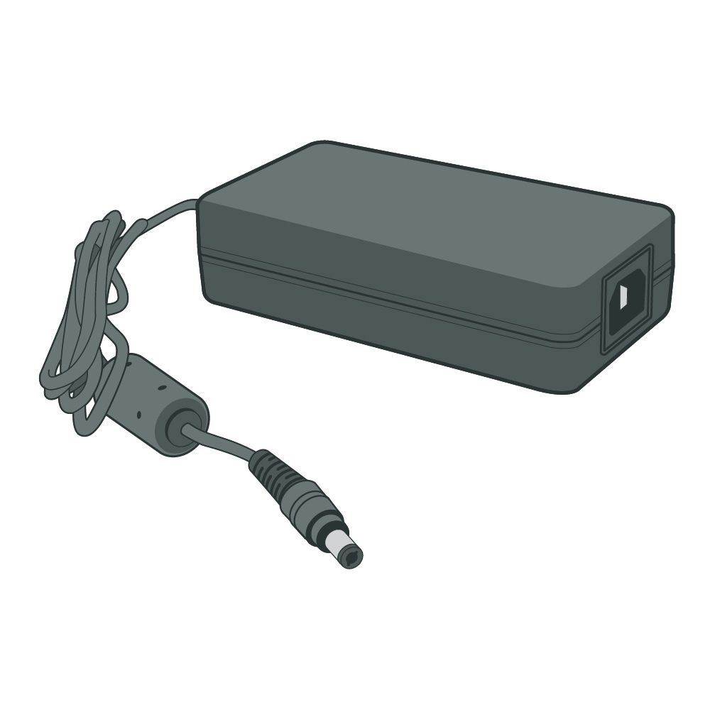 Kit, Power Supply, 60W, 24V (power cord not included), ZD220 & ZD230 Direct Thermal and Thermal Transfer