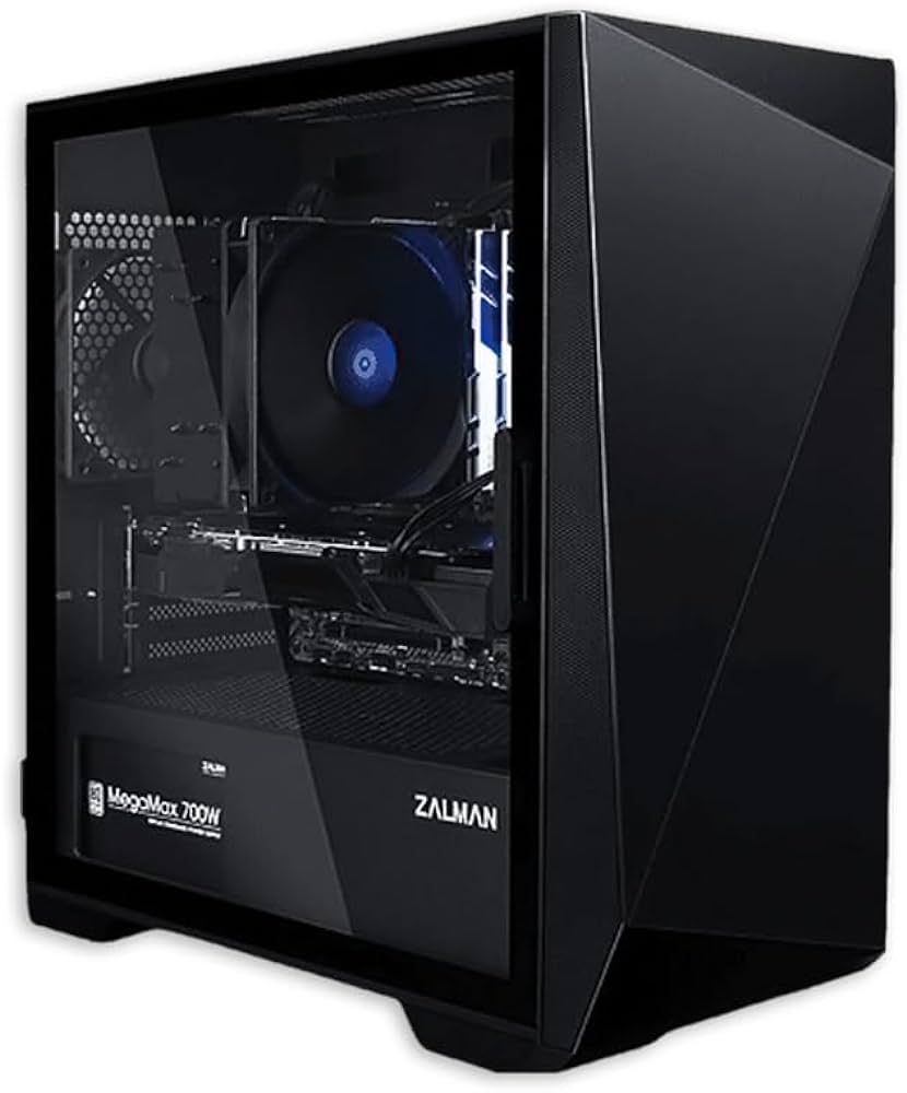 CARCASA Zalman  Z1 Iceberg , middle tower, , fara sursa, suporta 5xfan, 3xfan inclus, , USB 3.1 gen1 x 2, USB 2.0 x 1, audio+mic, 4 sloturi expansiune, negru,  Z1 Iceberg Black  (timbru verde 0.24lei)