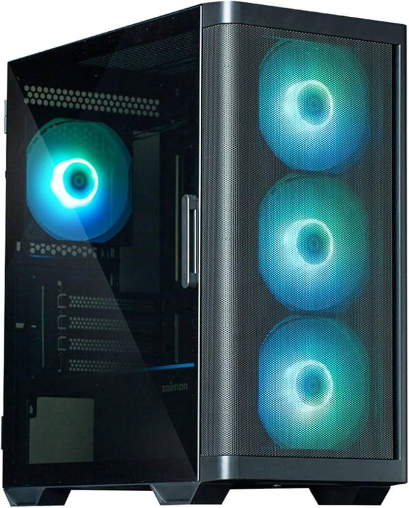 CARCASA Zalman  M4 , mini tower, gaming, fara sursa, suporta 8xfan, 6xfan inclus, PSU shroud, USB 3.1 gen1 x 2, USB 2.0 x 1, audio+mic, , negru,  M4 Black  (timbru verde 0.24lei)