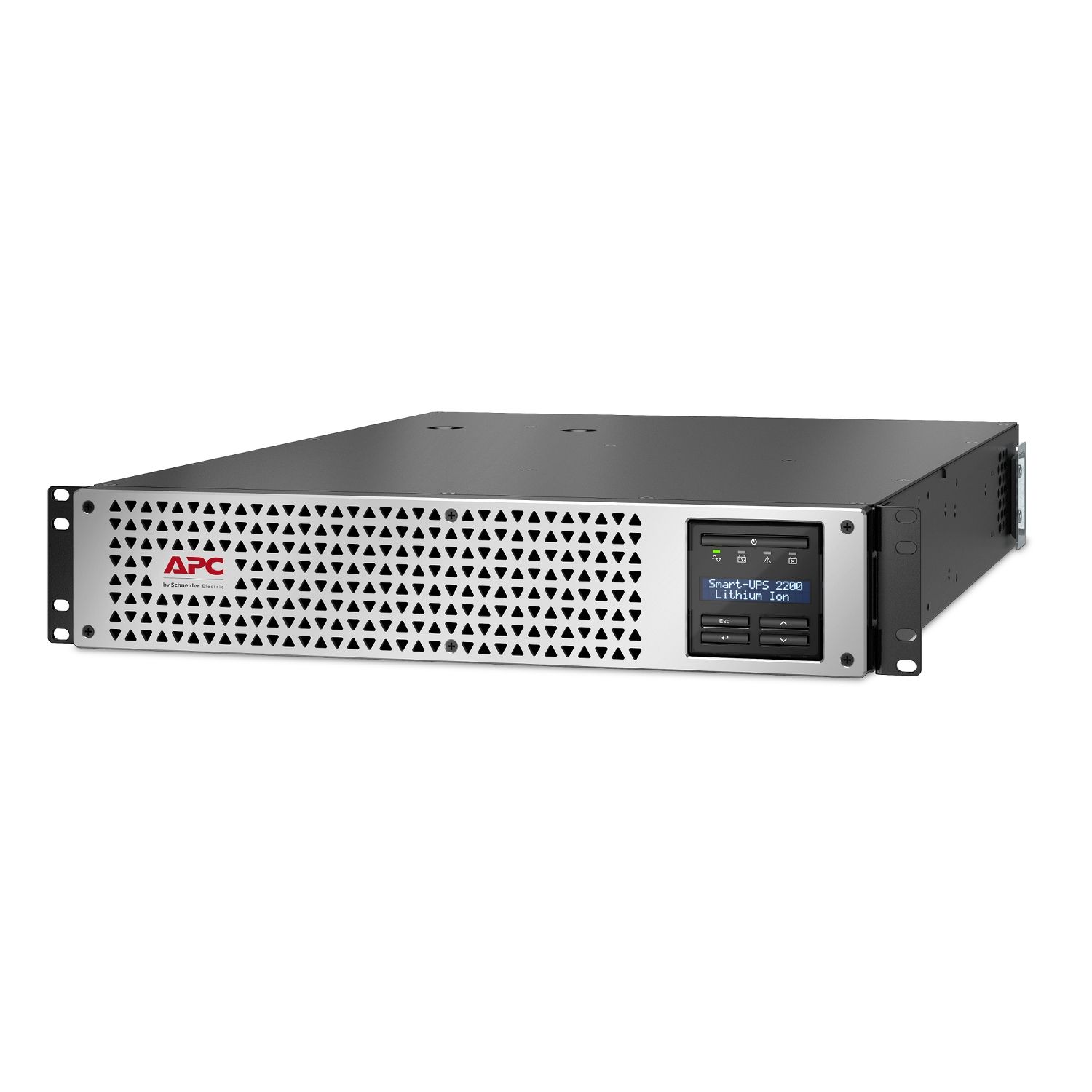 UPS APC SMTL2200RMI2UC, 2.2 kVA, 1980 W, line-interactive, 8x C13, 1x C19, 1x RJ45, 1x USB, Sealed Lead-acid, LCD, Rack 2U, Gri