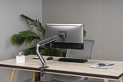 Gembird MA-DA1-05 Desk mounted adjustable monitor arm  17”-32”  up to 9 kg  space grey