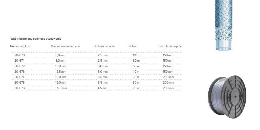 GENERAL PURPOSE HOSE 12 5x3 0 40m REINFORCED