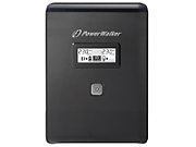UPS PowerWalker VI 1500 LCD, 1500 VA, 900 W, cu management, line-interactive, 2x Schuko, 2x C13, 1x C14, 1x RJ45, 12V 9Ah LCD, Tower, Negru