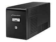 UPS PowerWalker VI 1500 LCD, 1500 VA, 900 W, cu management, line-interactive, 2x Schuko, 2x C13, 1x C14, 1x RJ45, 12V 9Ah LCD, Tower, Negru