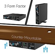 UPS PowerWalker VI 1000 RLP, 1000 VA, 900 W, cu management, line-interactive, 8x C13, 1x C14, 12V/9Ah LCD, Rack 2U, Negru