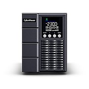 UPS Cyber Power OLS1000EA-DE, 1000 VA, 900 W, cu management, on-line double-conversion, 2x Schuko, 1x C13, 1x C14, 1x USB, Sealed Lead-acid, 13.9 minute (50% sarcina), LCD, Tower, Negru