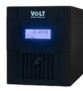 UPS Volt Polska 5UP2000029, 2000 VA, 1200 W, line-interactive, 3x Schuko, 1x RJ45, 1x USB, 9Ah Tower, Negru