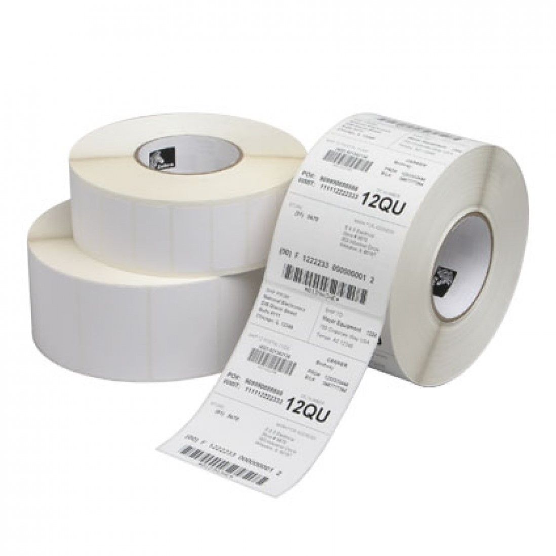 Label, Paper, 102x51mm Thermal Transfer, Z-PERFORM 1000T, Uncoated, Permanent Adhesive, 25mm Core